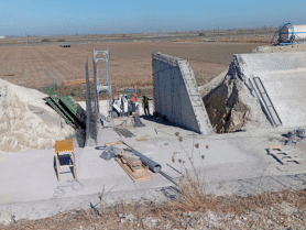 construccion estacion bombeo red de riego sevilla