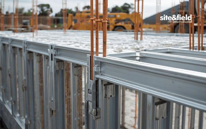 modern aluminum modular formwork system concrete wall civil works building structure