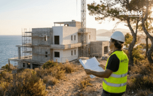 villa de lujo en construccion en la costa de cadiz